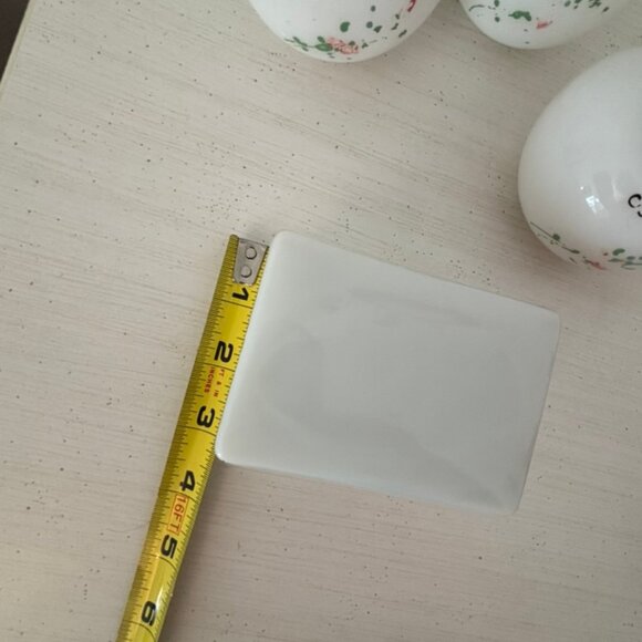 Vintage Milk Glass Nursery Dresser Set - Picture 11 of 14